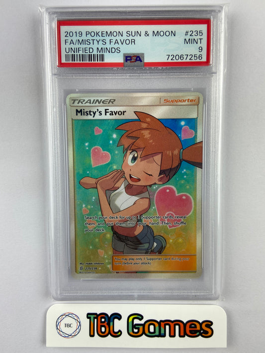 Misty's Favor Unified Minds 235/236 PSA 9