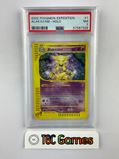 Alakazam Expedition Holo 1/165 PSA 7