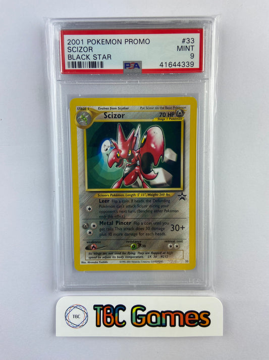 Scizor Black Star Promo #33 PSA 9
