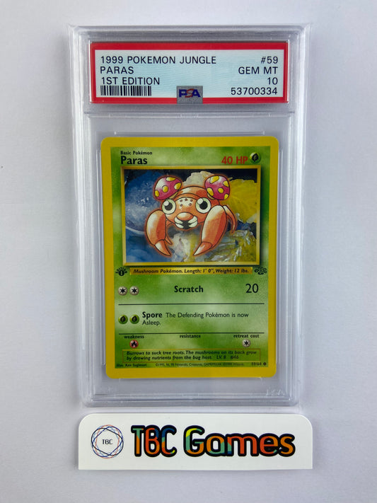 Paras Jungle 1st Edition 59/64 PSA 10