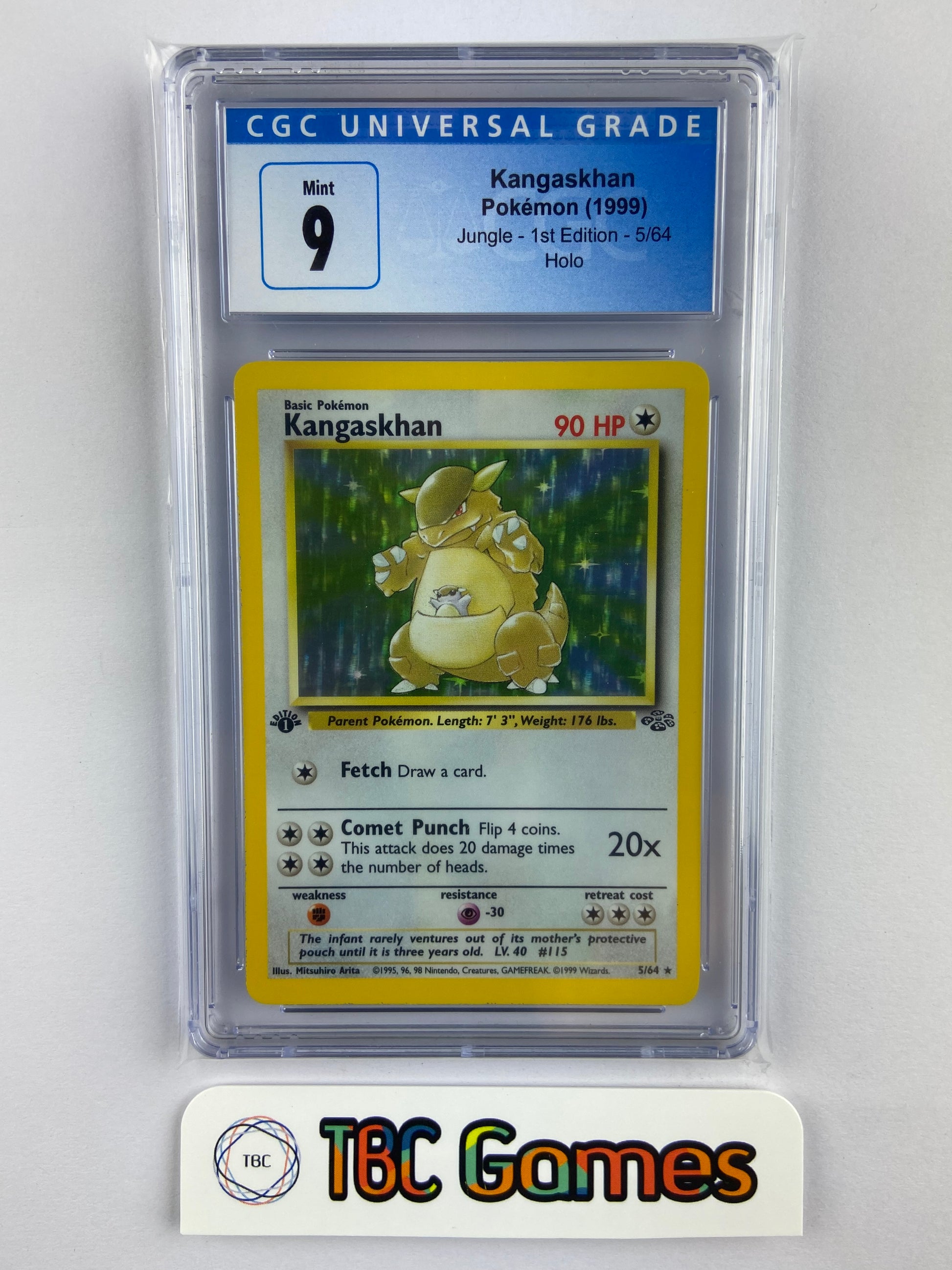 1st edition kangaskhan pokemon card 1999 Pokemon Jungle Kangaskhan Holo 1st Edition #5 NM - MT PSA 8 (28527567)