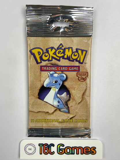 Pokemon TCG: Fossil Unlimited Booster Pack Long Crimp (Lapras)