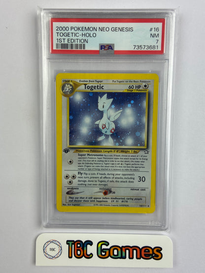 Togetic Neo Genesis 1st Edition Holo 16/111 PSA 7