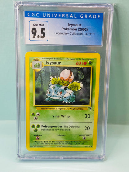 Ivysaur Legendary Collection 47/110 CGC 9.5