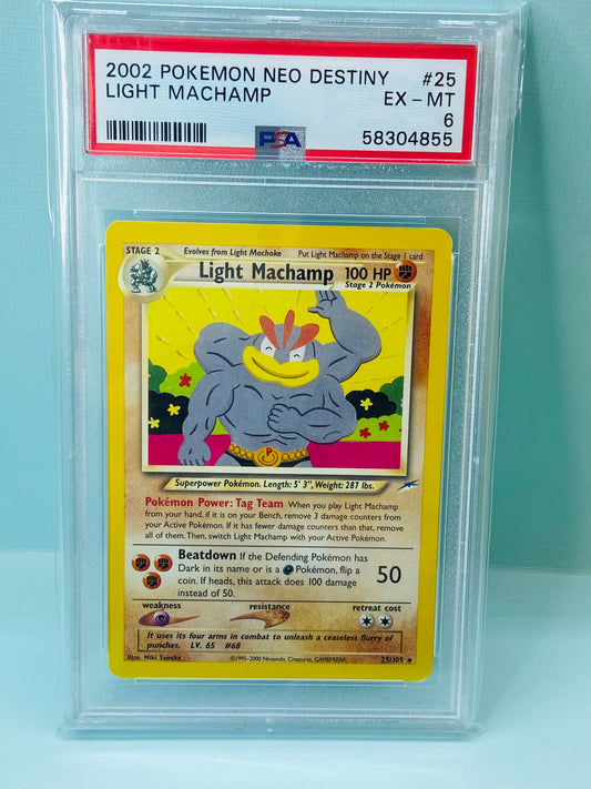 Light Machamp Neo Destiny 25/105 PSA 6