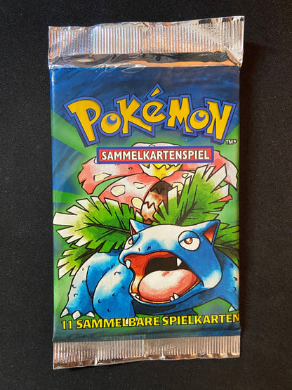 german pokemon booster box Pokemon TCG: GERMAN Base Set Unlimited Booster Pack (Venusaur)