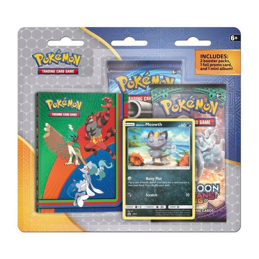 Pokemon TCG: Sun & Moon – Guardians Rising 2 Pack Blister & Collectors Album (Alolan Meowth)