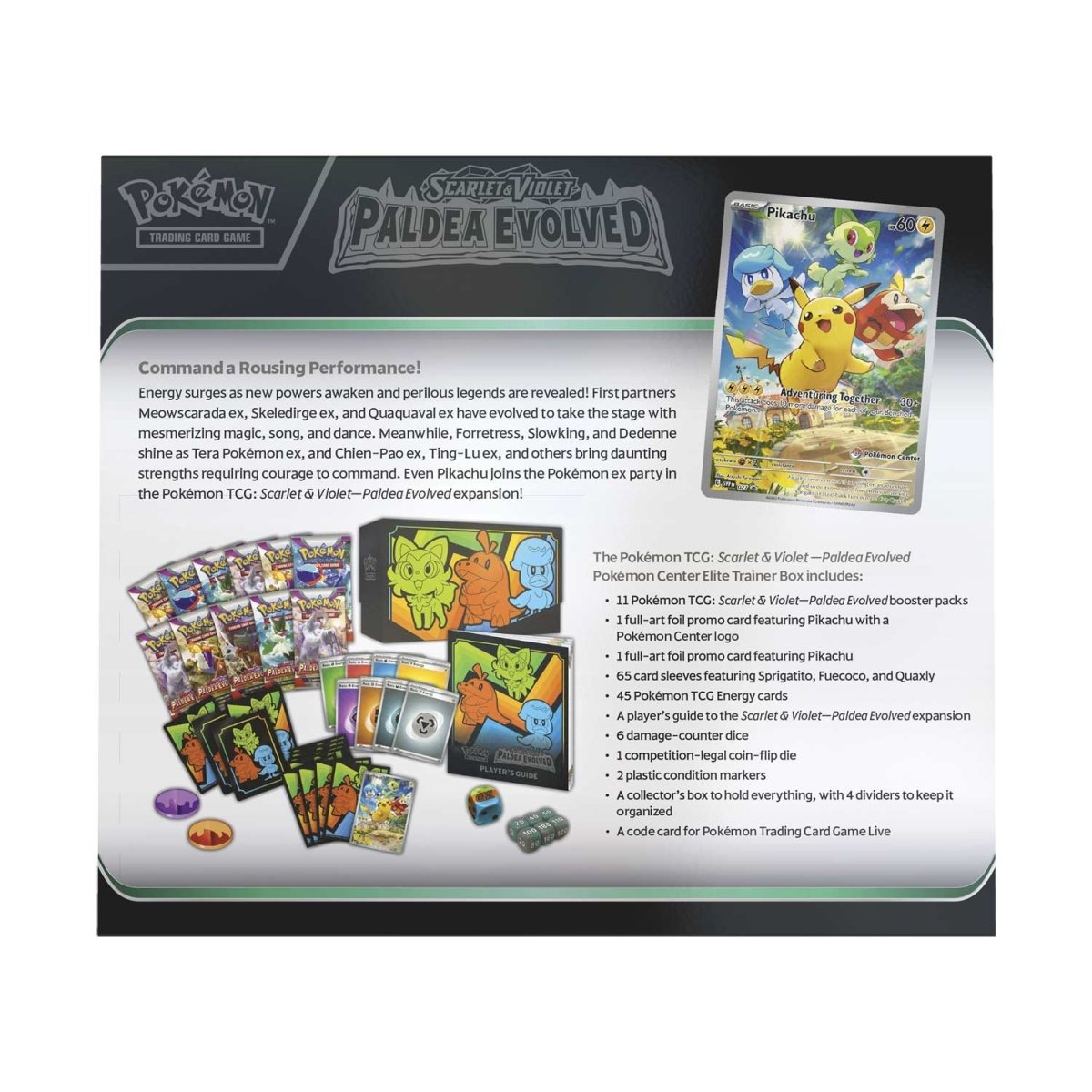 Pokemon TCG: Scarlet & Violet - Paldea Evolved Pokemon Center Elite Trainer Box