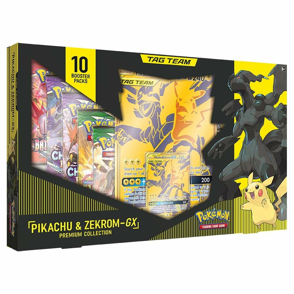Pikachu & Zekrom GX Premium Pokemon Collection Pikachu & Zekrom GX Premium Pokemon Collection