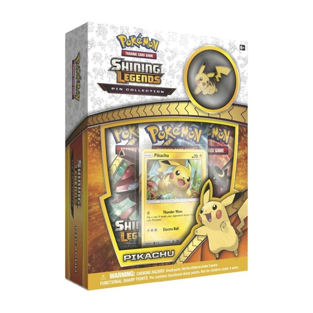 Pokemon TCG: Sun & Moon – Shining Legends Pin Collection Box (Pikachu)