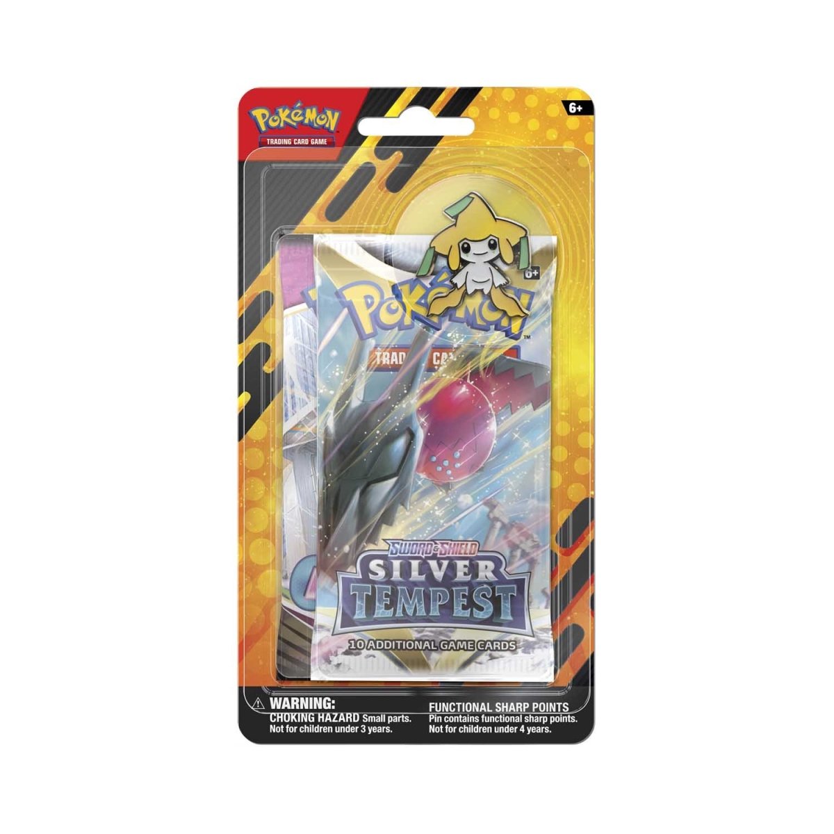Pokemon TCG: Sword & Shield - Silver Tempest 2 Pack Pin Blister (Jirac TBC Games Pokemon TCG: Sword & Shield - Silver Tempest 2 Pack Pin Blister (Jirac TBC Games