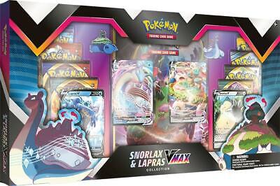 Pokemon TCG: Snorlax & Lapras VMAX Collection Pin Box (Gamestop Exclusive)