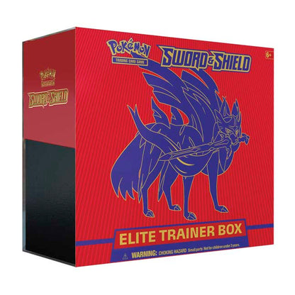 Pokemon TCG: Sword & Shield Base Set - Elite Trainer Box (Zacian)