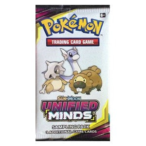 Pokemon TCG: Sun & Moon - Unified Minds Sampling Pack (10) TBC Games Pokemon TCG: Sun & Moon - Unified Minds Sampling Pack (10) TBC Games