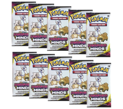 Pokemon TCG: Sun & Moon - Unified Minds Sampling Pack (10) TBC Games Pokemon TCG: Sun & Moon - Unified Minds Sampling Pack (10) TBC Games