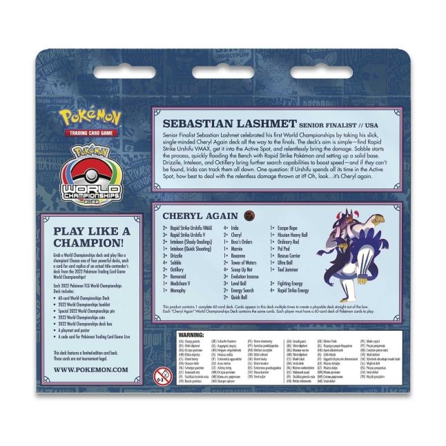 Pokemon 2022 World Championship Deck Pokemon 2022 World Championship Deck
