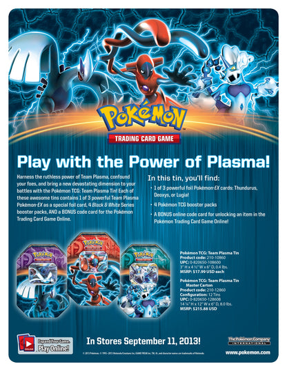 Pokemon TCG: Black & White – Team Plasma Collectors Tin (Deoxys EX)