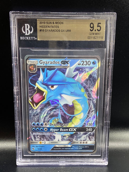 Gyarados GX Hidden Fates 16/68 BGS 9.5
