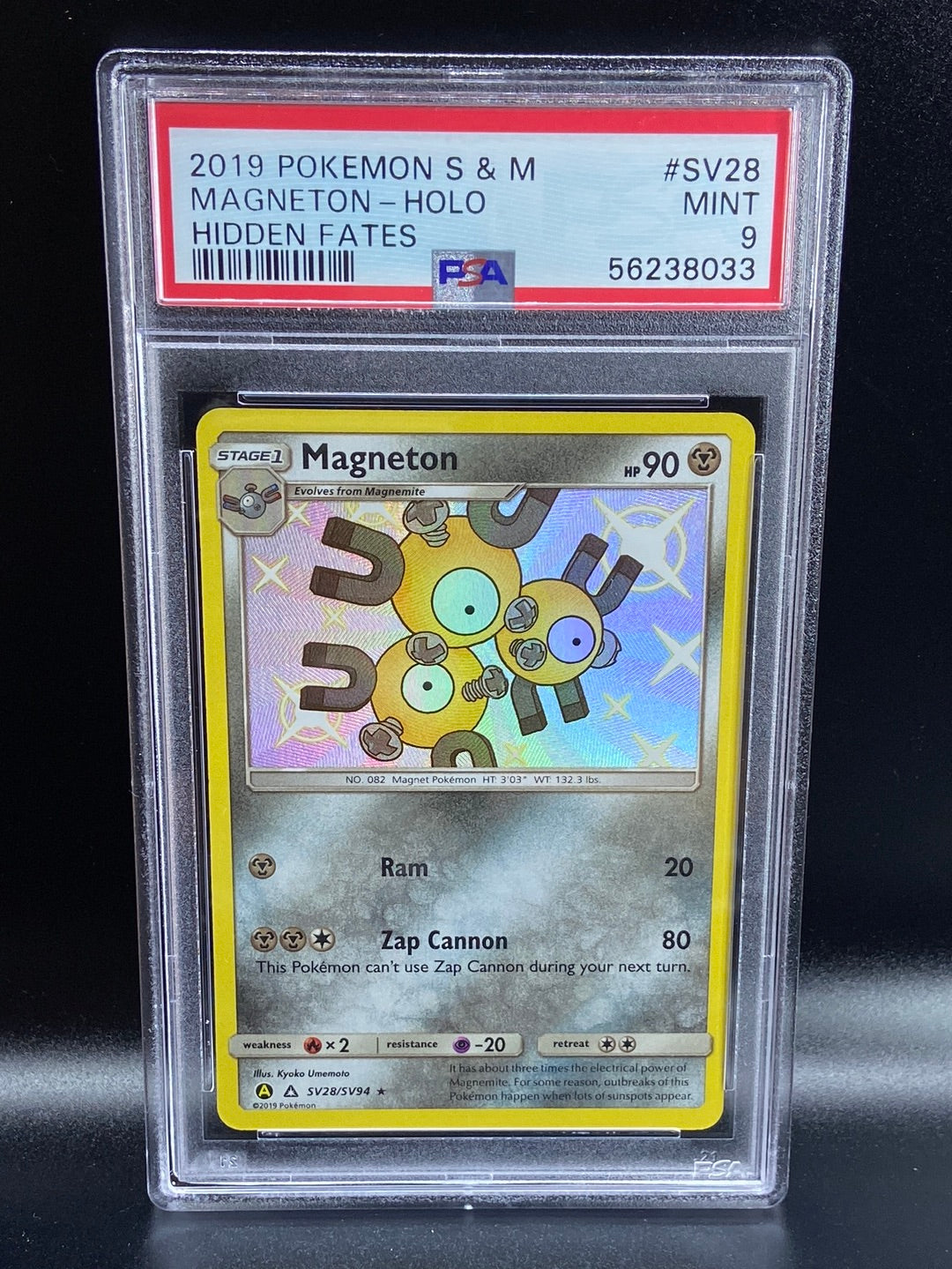 Magneton Hidden Fates SV28 PSA 9
