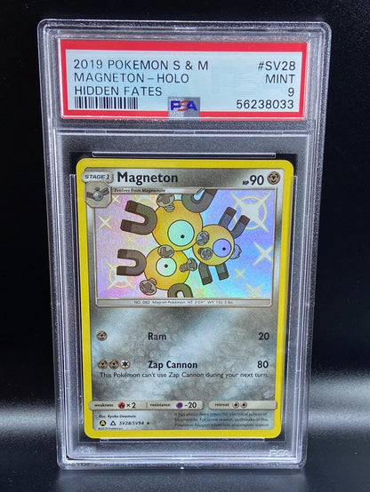 Magneton Hidden Fates SV28 PSA 9