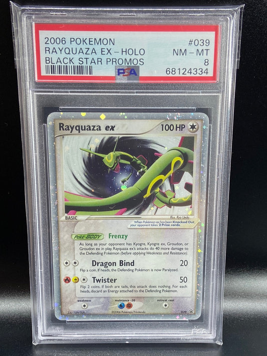 Rayquaza ex Black Star Promos #039 PSA 8