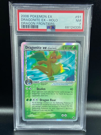 Dragonite ex Dragon Frontiers 91/101 PSA 7