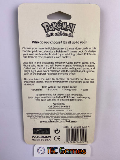 Pokemon Base Set Unlimited Blister Blister Pack Set Sealed (Charizard, Blastoise, Venusaur)