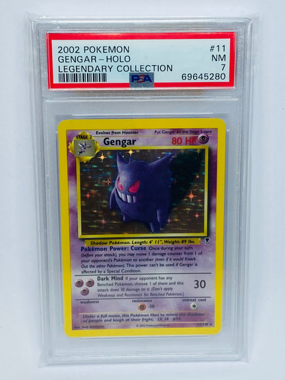 Gengar Legendary Collection Holo 11/110 PSA 7 TBC Games Gengar Legendary Collection Holo 11/110 PSA 7 TBC Games