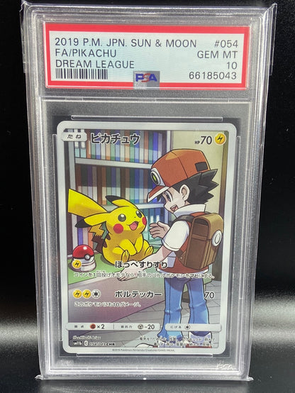Pikachu Dream League 054/049 CHR Japanese PSA 10