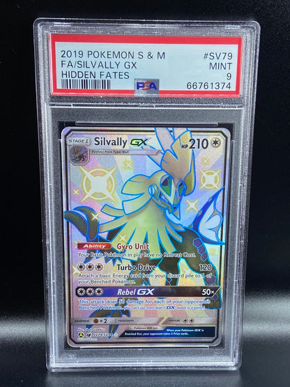 Silvally GX Hidden Fates Shiny SV79 PSA 9