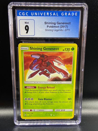Shining Genesect Shining Legends 9/73 CGC 9