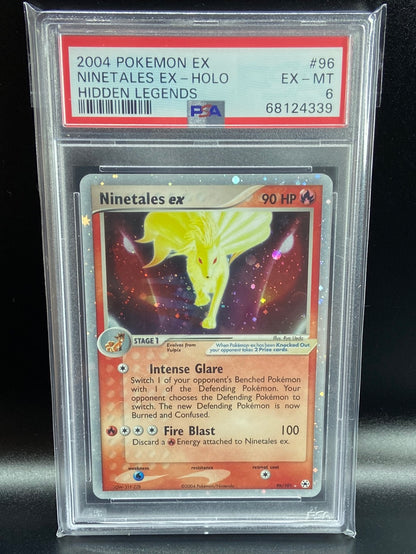 Ninetales ex Hidden Legends 96/101 PSA 6
