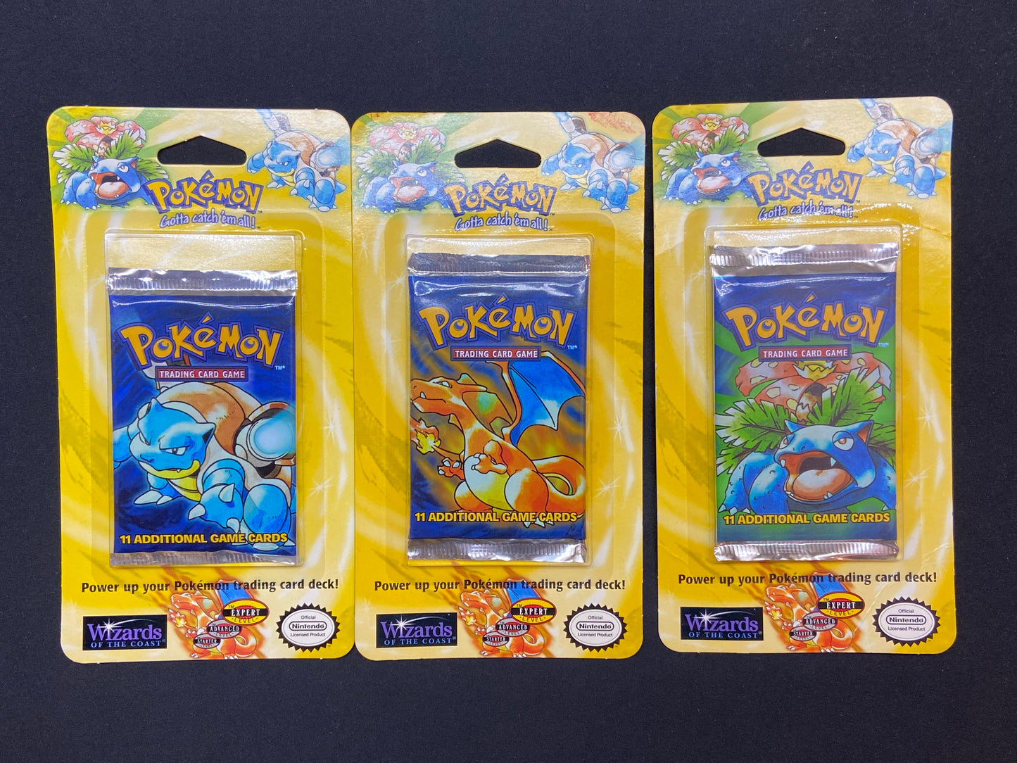 Pokemon Base Set Unlimited Blister Blister Pack Set Sealed (Charizard, TBC Games Pokemon Base Set Unlimited Blister Blister Pack Set Sealed (Charizard, TBC Games