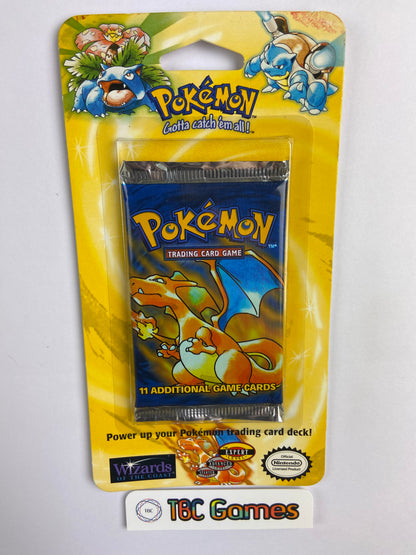 Pokemon TCG: Base Set Unlimited Blister Booster Pack Sealed (Charizard TBC Games Pokemon TCG: Base Set Unlimited Blister Booster Pack Sealed (Charizard TBC Games