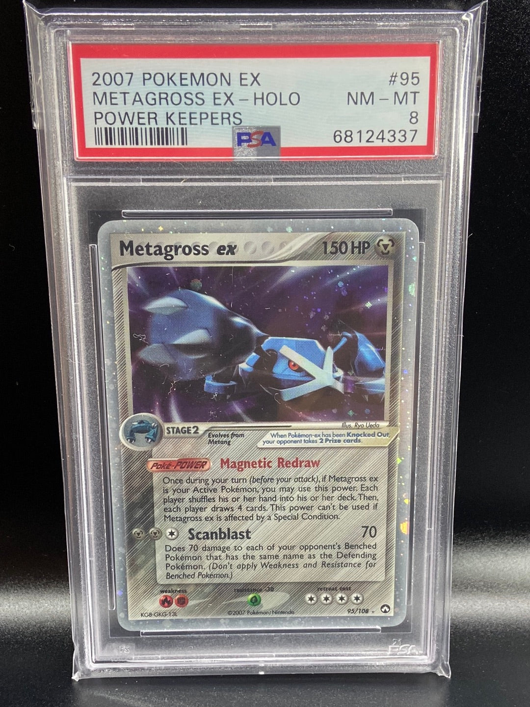 Metagross ex Power Keepers 95/108 PSA 8