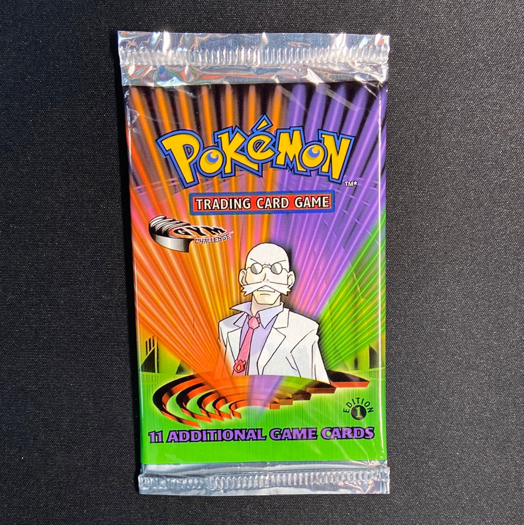 Pokemon TCG: Gym Challenge 1st Edition Booster Pack (Blaine)