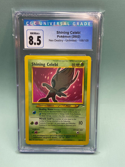 Shining Celebi Neo Destiny #106 CGC 8.5