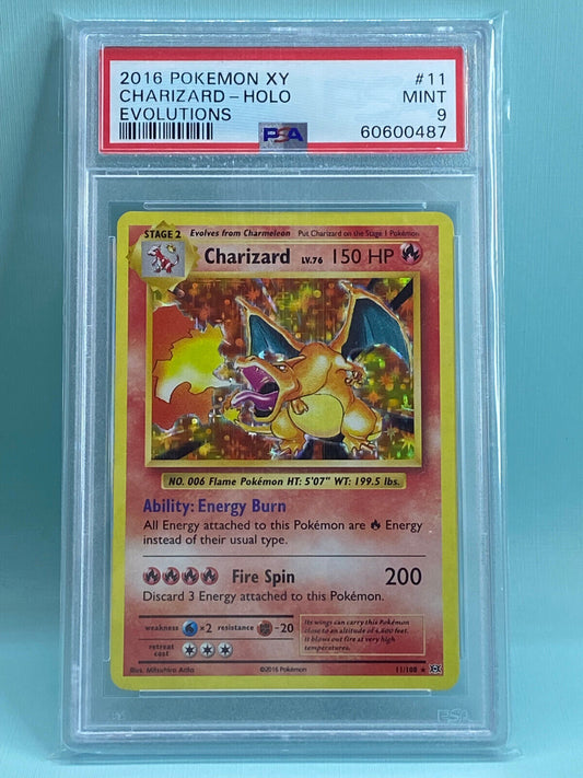 Charizard Holo XY Evolutions 11/108 PSA 9