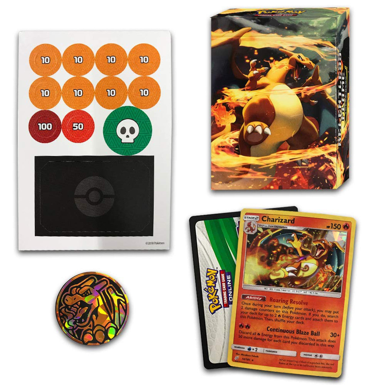 Pokemon TCG: Sun & Moon – Team Up Relentless Flame Theme Deck (Charizard)